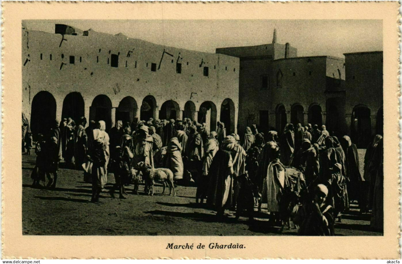 CPA ALGERIA Marché de Ghardaia (748809)