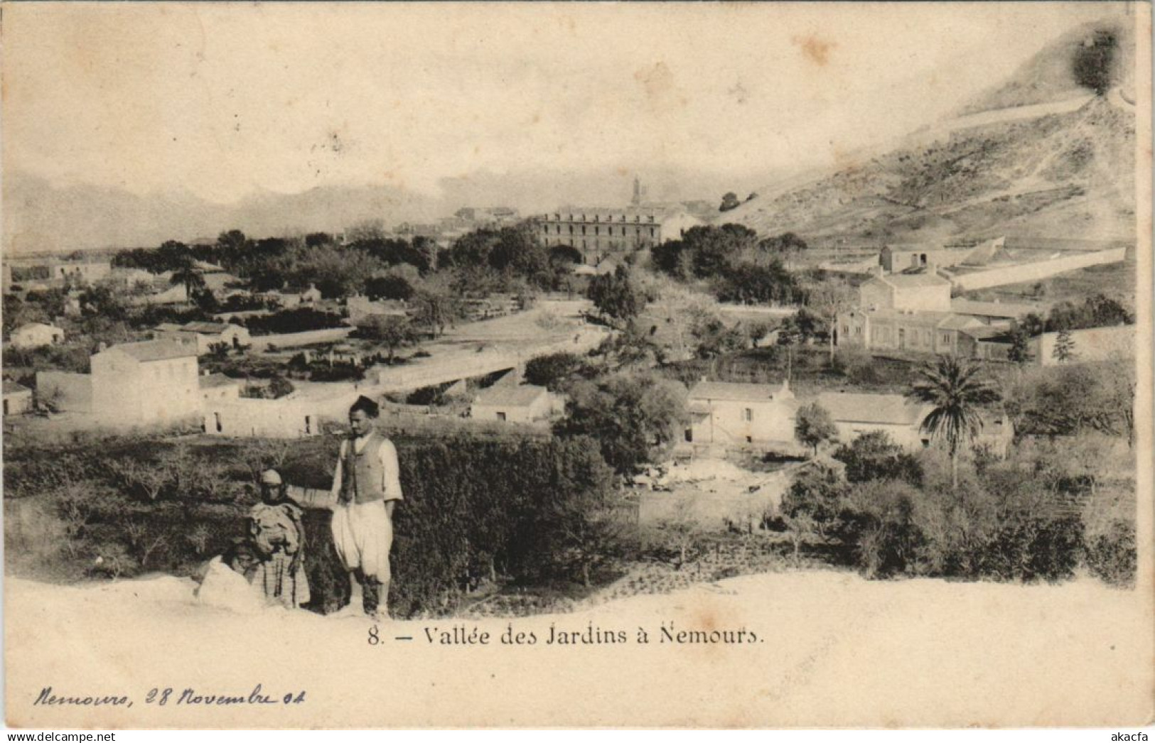 CPA ALGERIA NEMOURS Vallee des Jardins a Nemours (1146295)