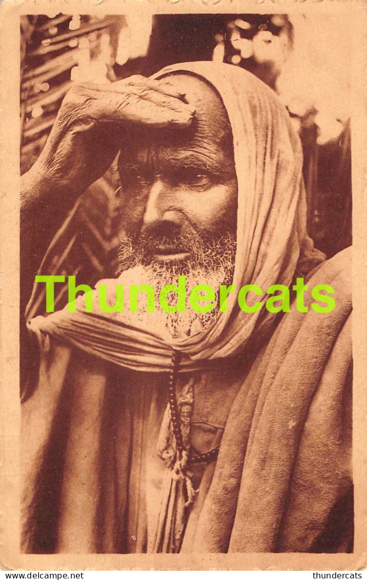 CPA ALGERIE VIEILLARD INDIGENE DU SUD