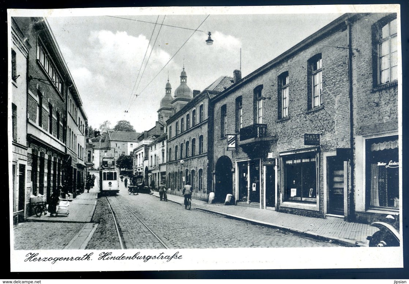 cpa Allemagne Herzogenrath Hindenburgstrasse JM18