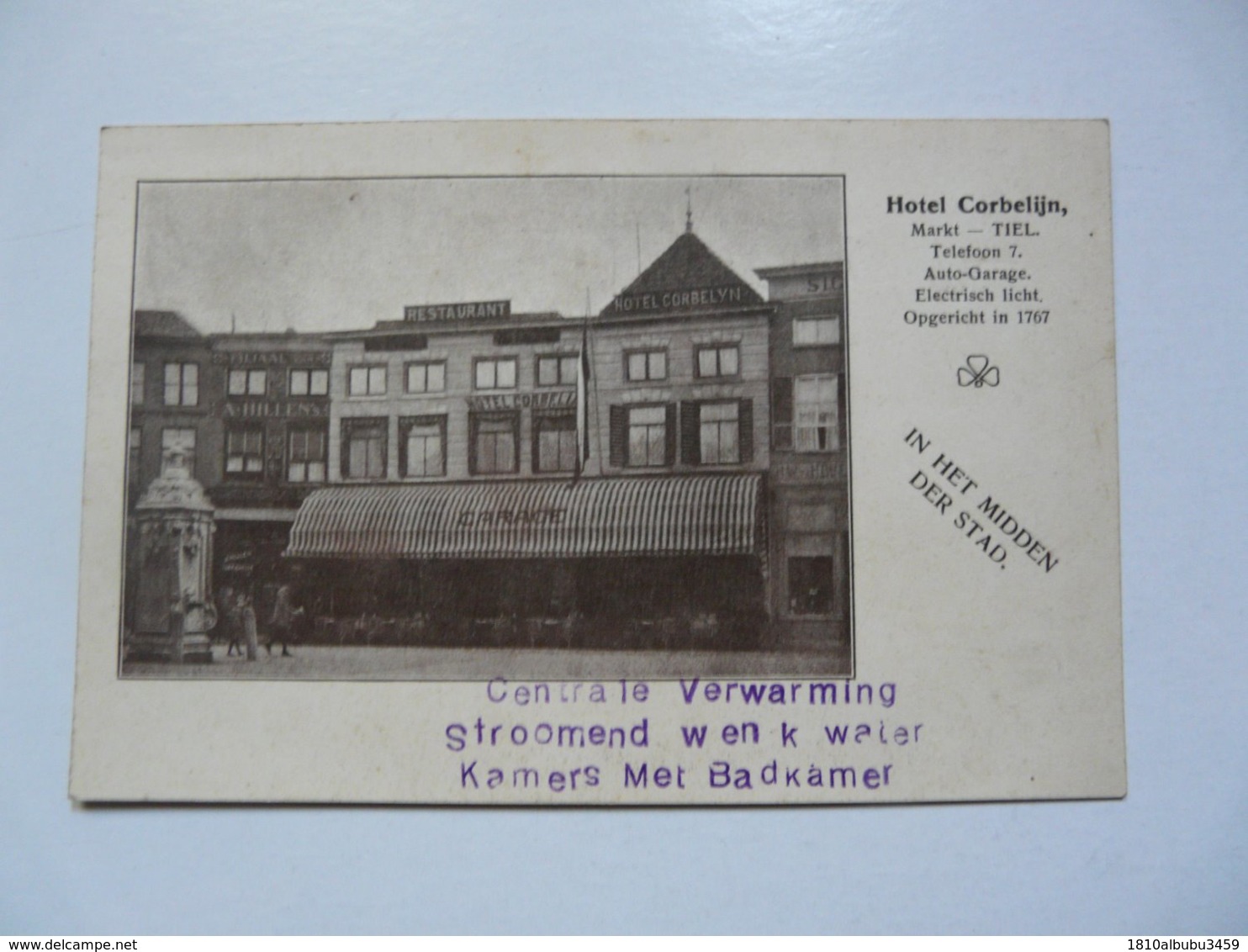 CPA  ALLEMAGNE : Hôtel CORBELIJIN