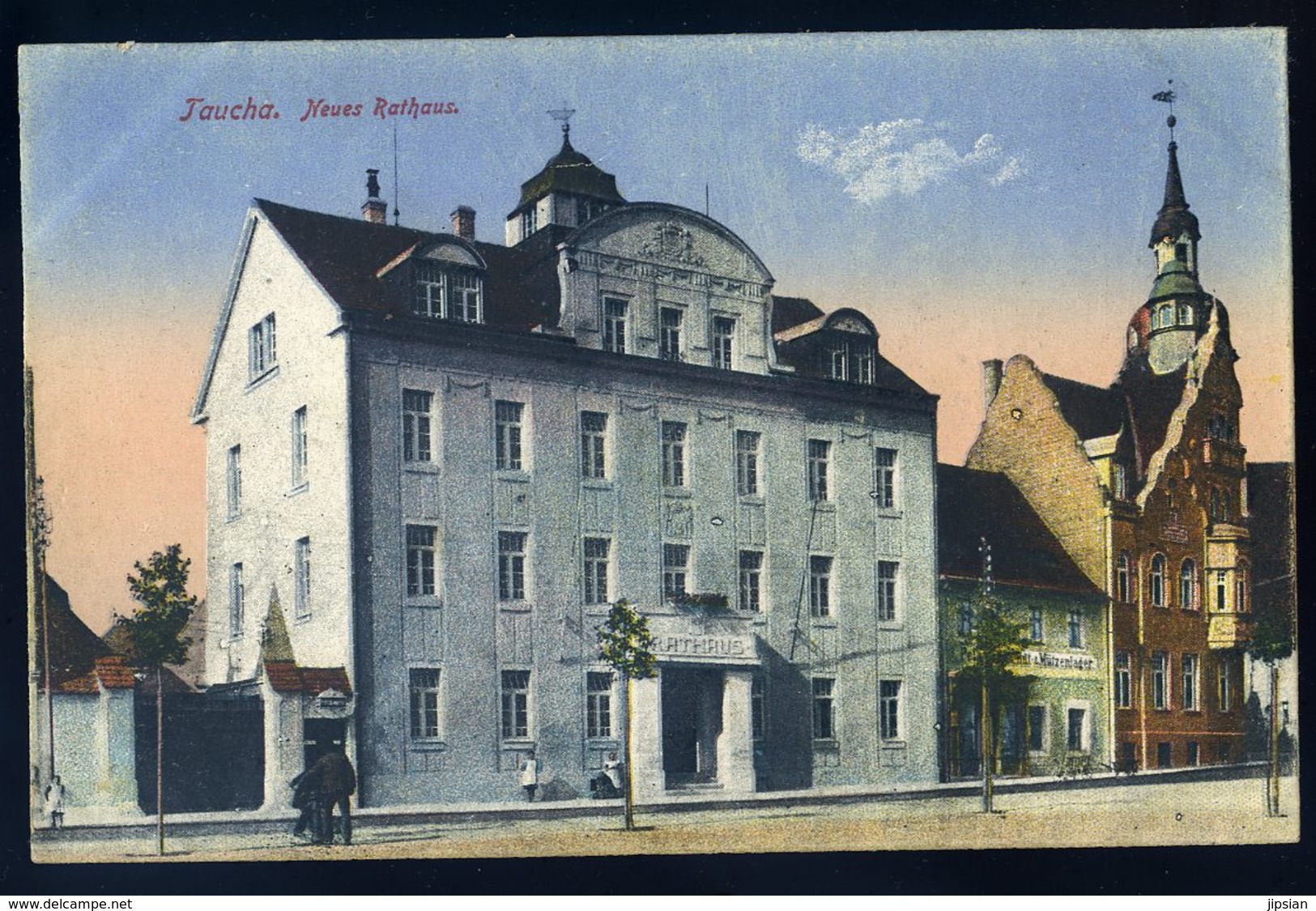 Cpa Allemagne Saxe Taucha Neues Rathaus  NCL77