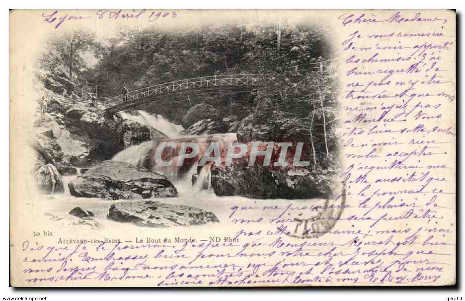 CPA Allevard Les Bains Le Bout du Monde