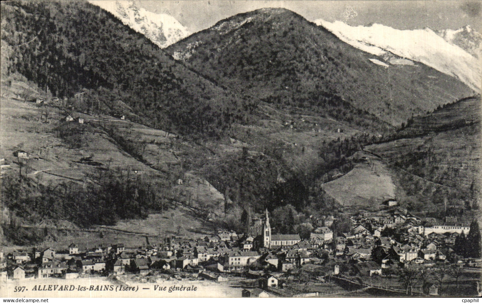 CPA Allevard Les Bains Vue Generale