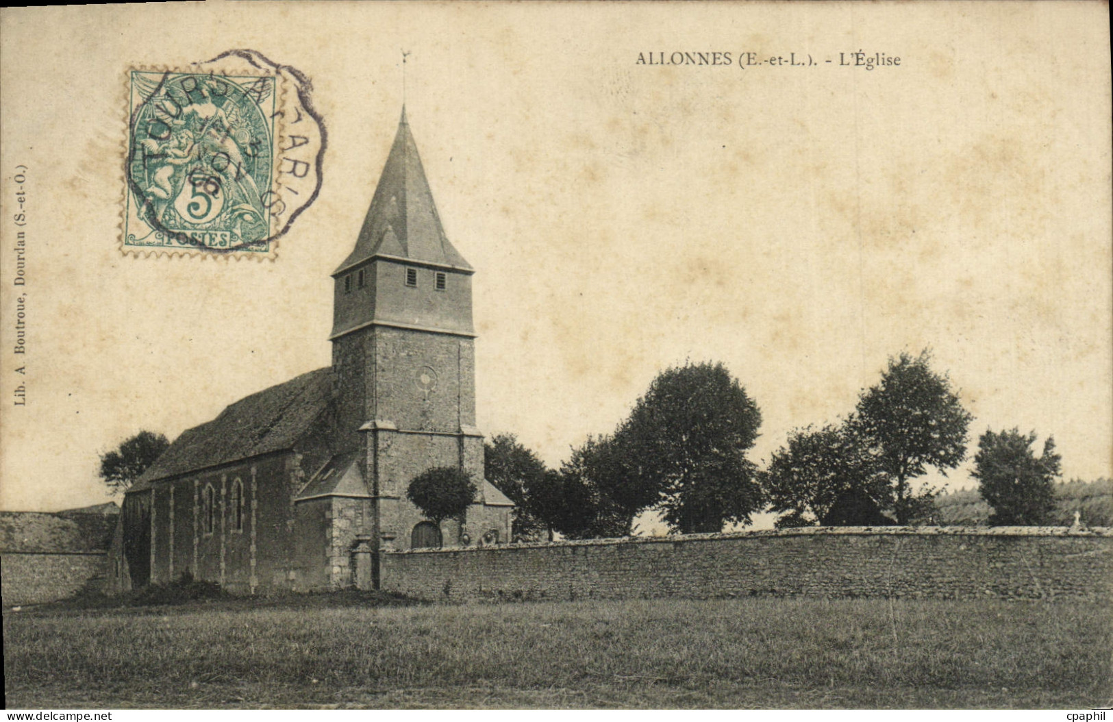 CPA Allonnes L'Eglise