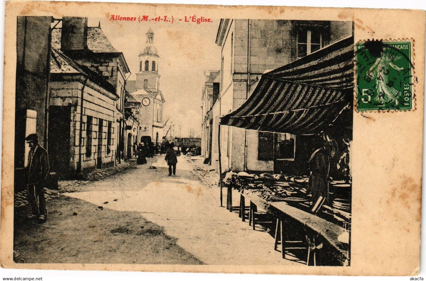 CPA ALLONNES - L'église (207119)