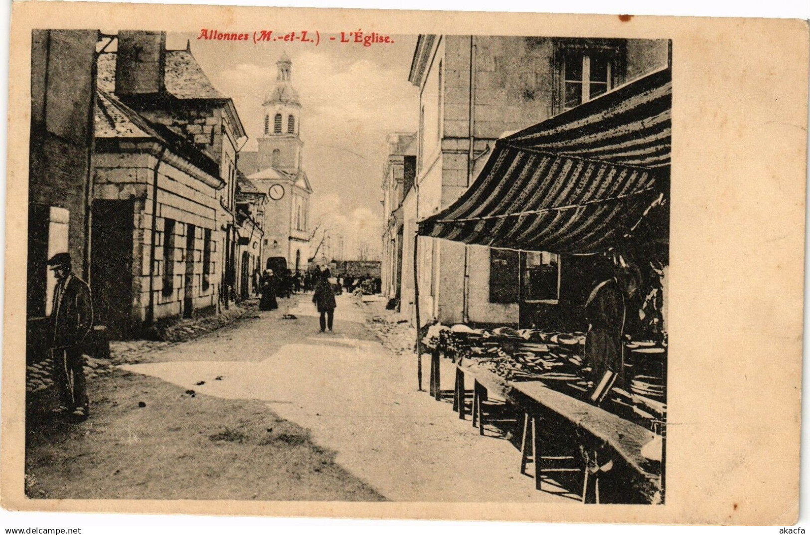 CPA ALLONNES - L'église (207120)