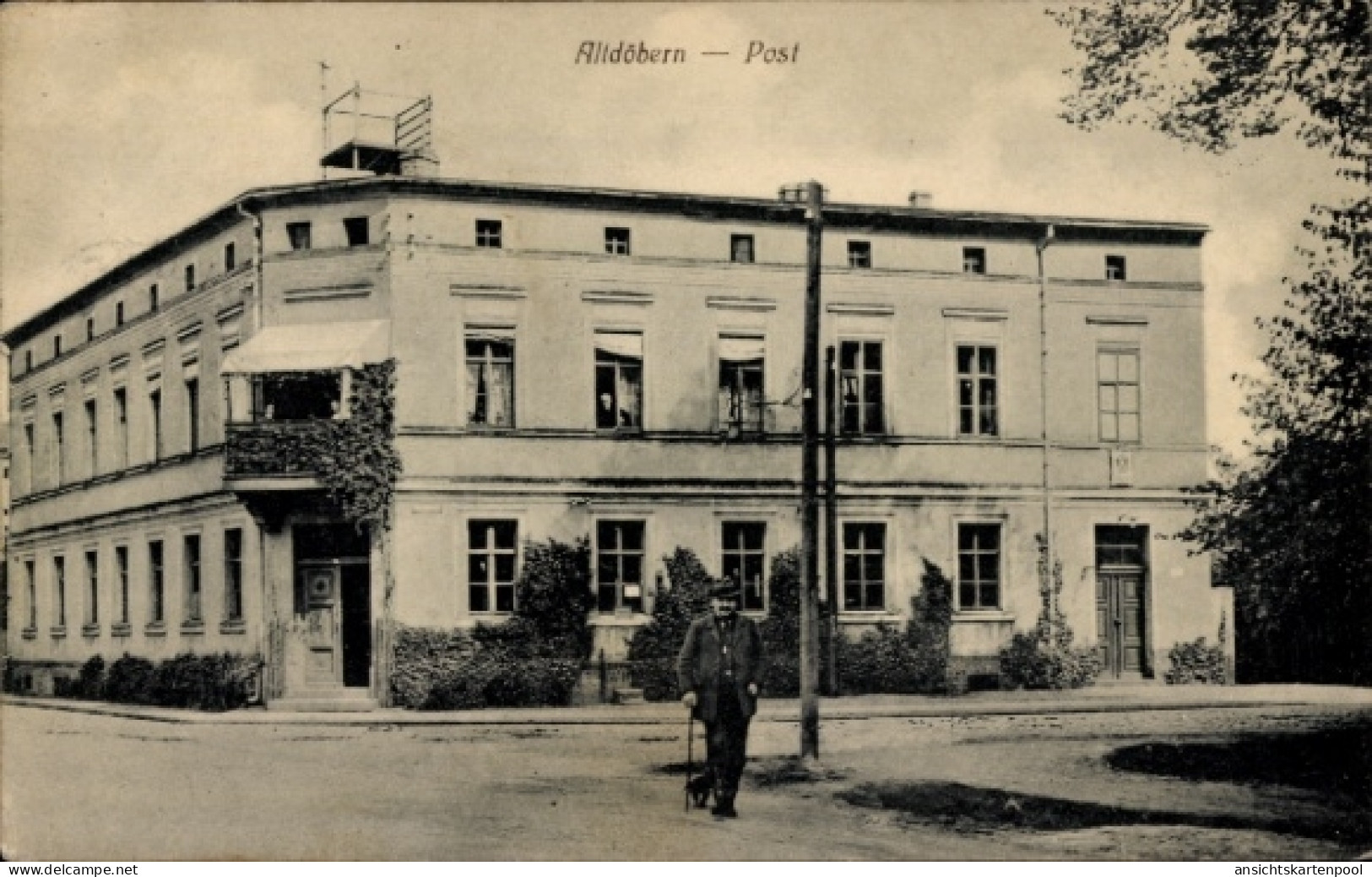 CPA Altdöbern in der Niederlausitz, Post