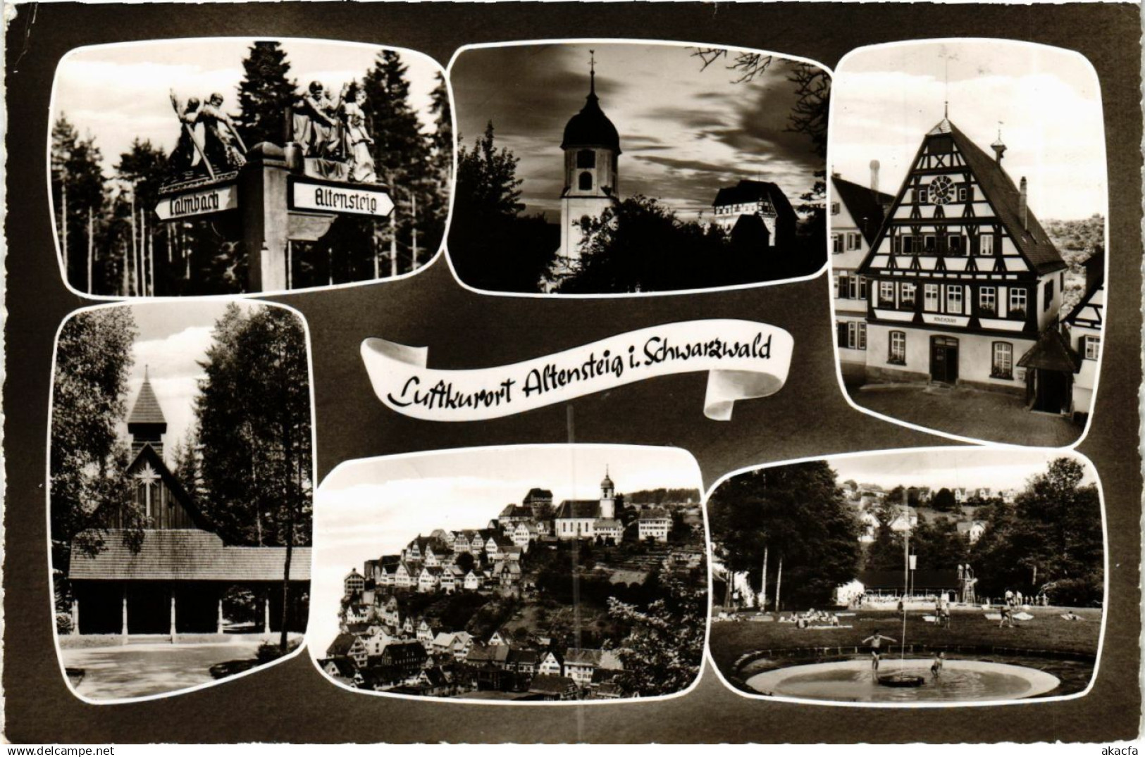 CPA Altensteig Gruss aus aus Altensteig GERMANY (934379)