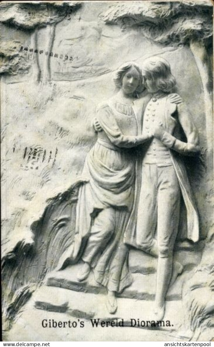 CPA Altkötzschenbroda Radebeul Sachsen, Giberto's Wereld Diorama.
