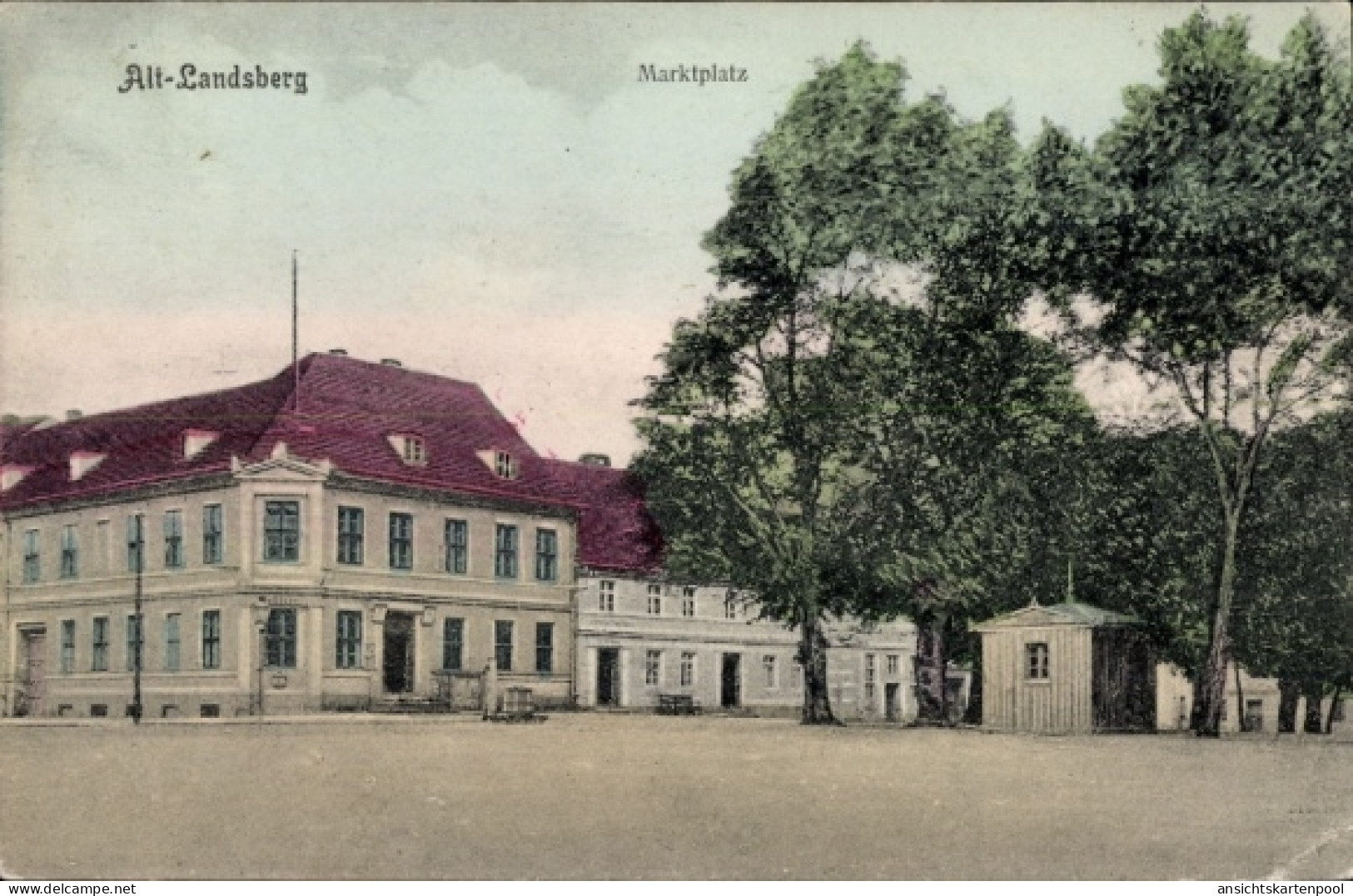 CPA Altlandsberg in der Mark, Marktplatz