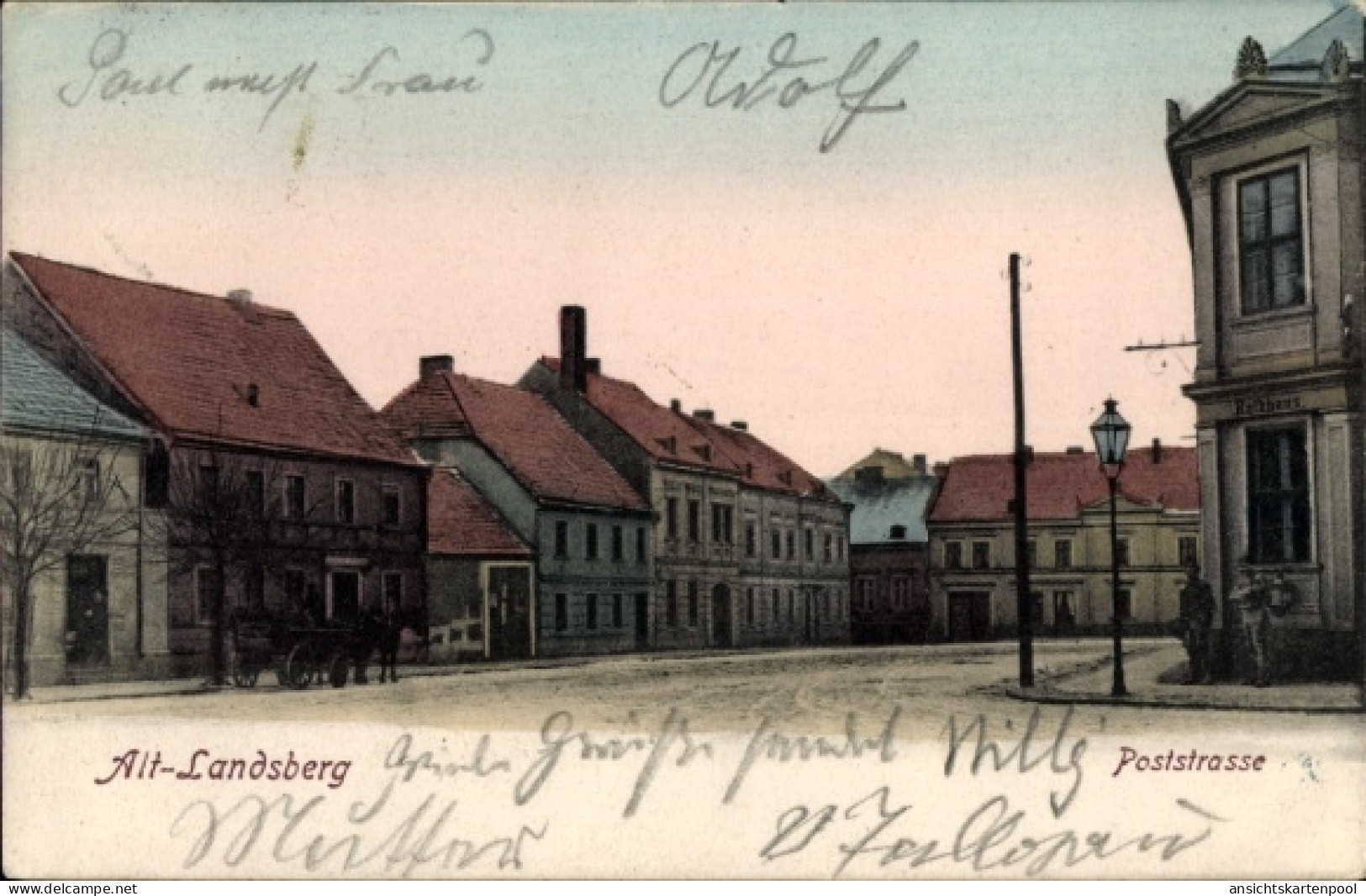 CPA Altlandsberg in der Mark, Poststraße