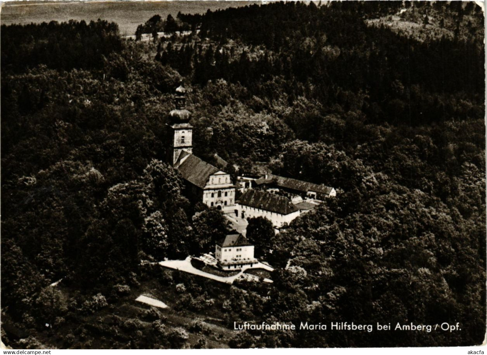 CPA Amberg - Luftaufnahme Maria Hilfberg bei Amberg GERMANY (963160)