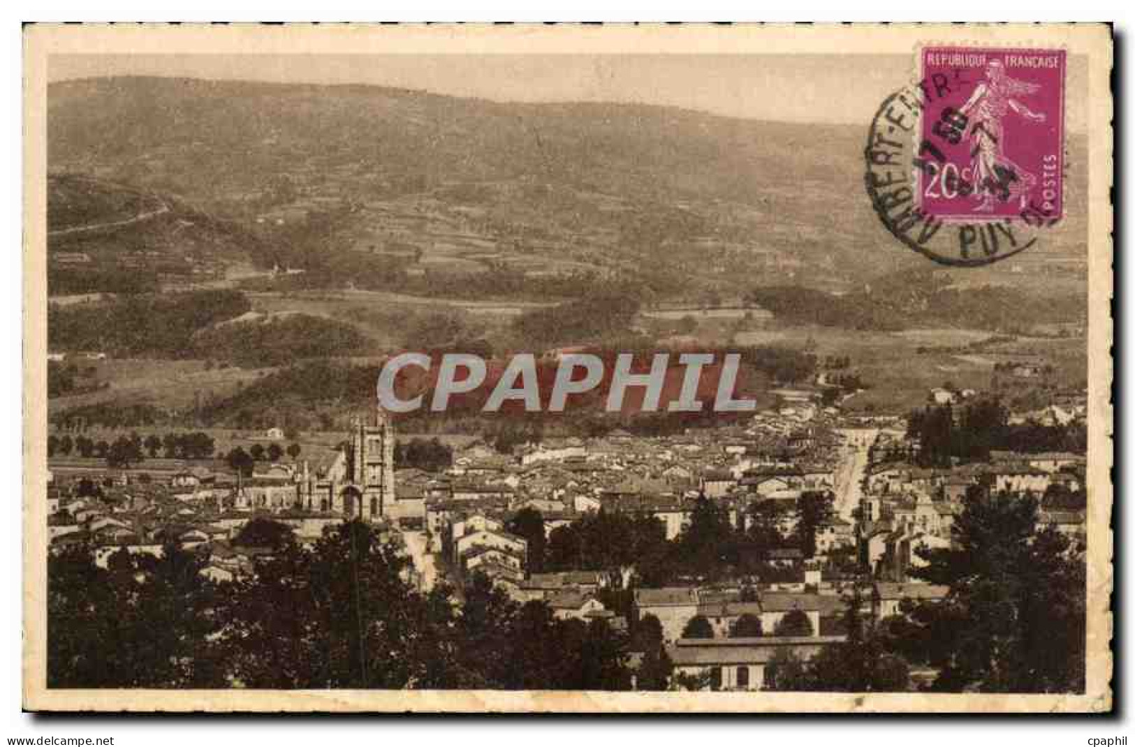 CPA Ambert Vue Generale L Auvergne