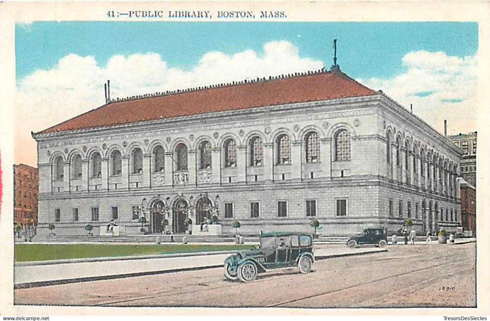 CPA Amérique > Etats-Unis > MA - Massachusetts > Boston Public Library
