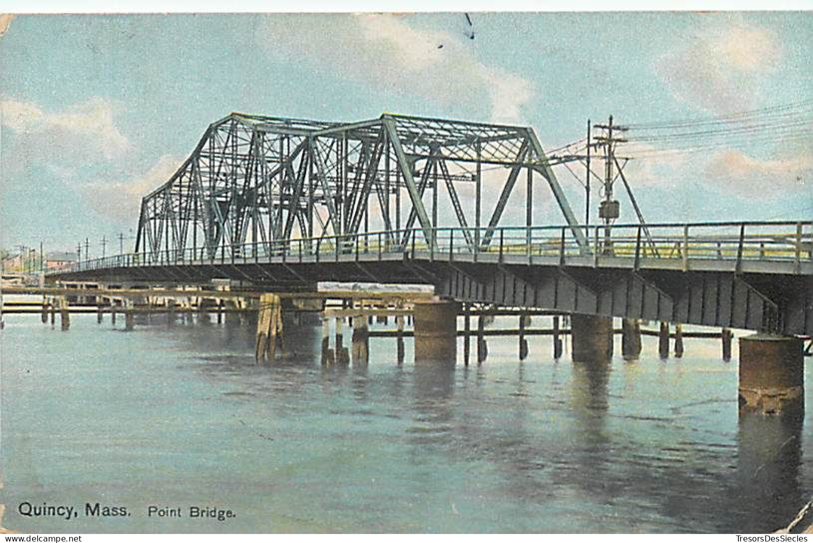 CPA Amérique > Etats-Unis > MA - Massachusetts > Quincy Point Bridge