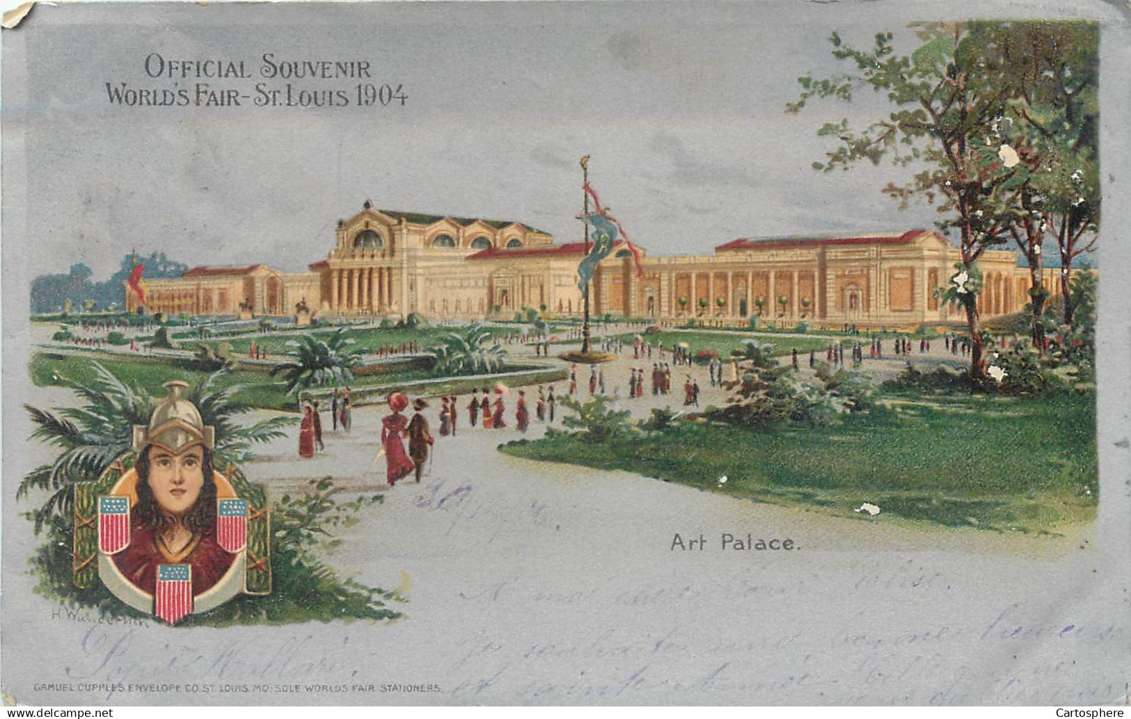 CPA Amérique > Etats-Unis > MO - St Louis – Missouri Official Souvenir World's Fair 1904 - Art Palace Samuel Cupples