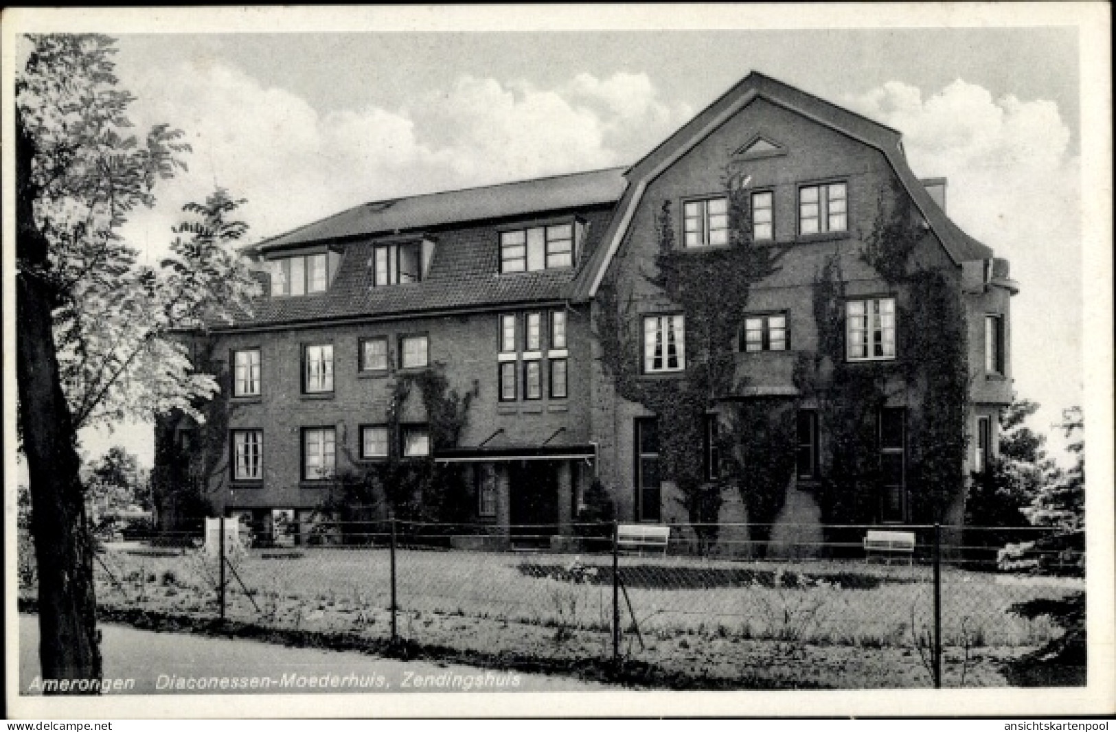 CPA Amerongen Utrecht Niederlande, Mutterhaus der Diakonissen, Missionshaus