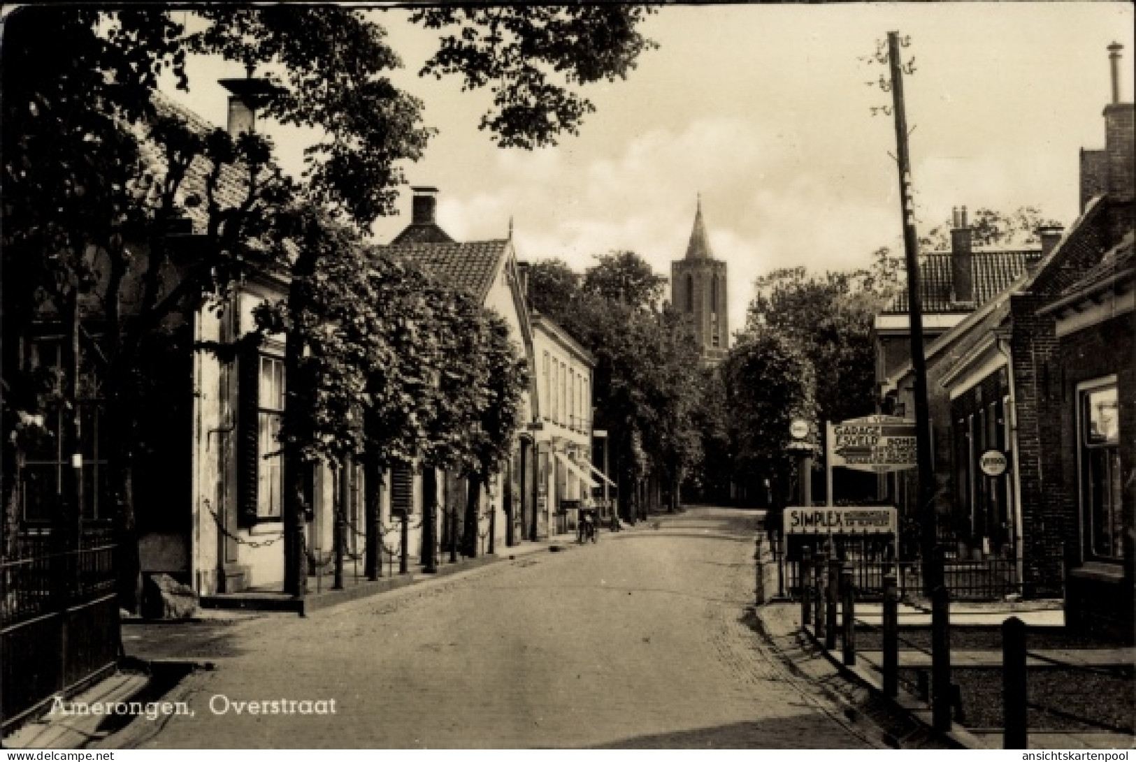 CPA Amerongen Utrecht Niederlande, Overstraat