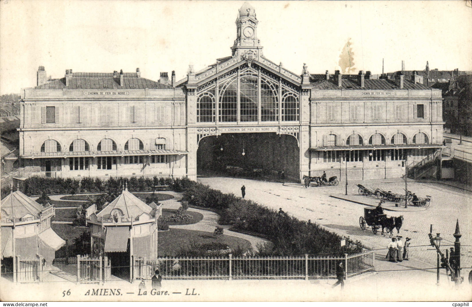 CPA Amiens La Gare