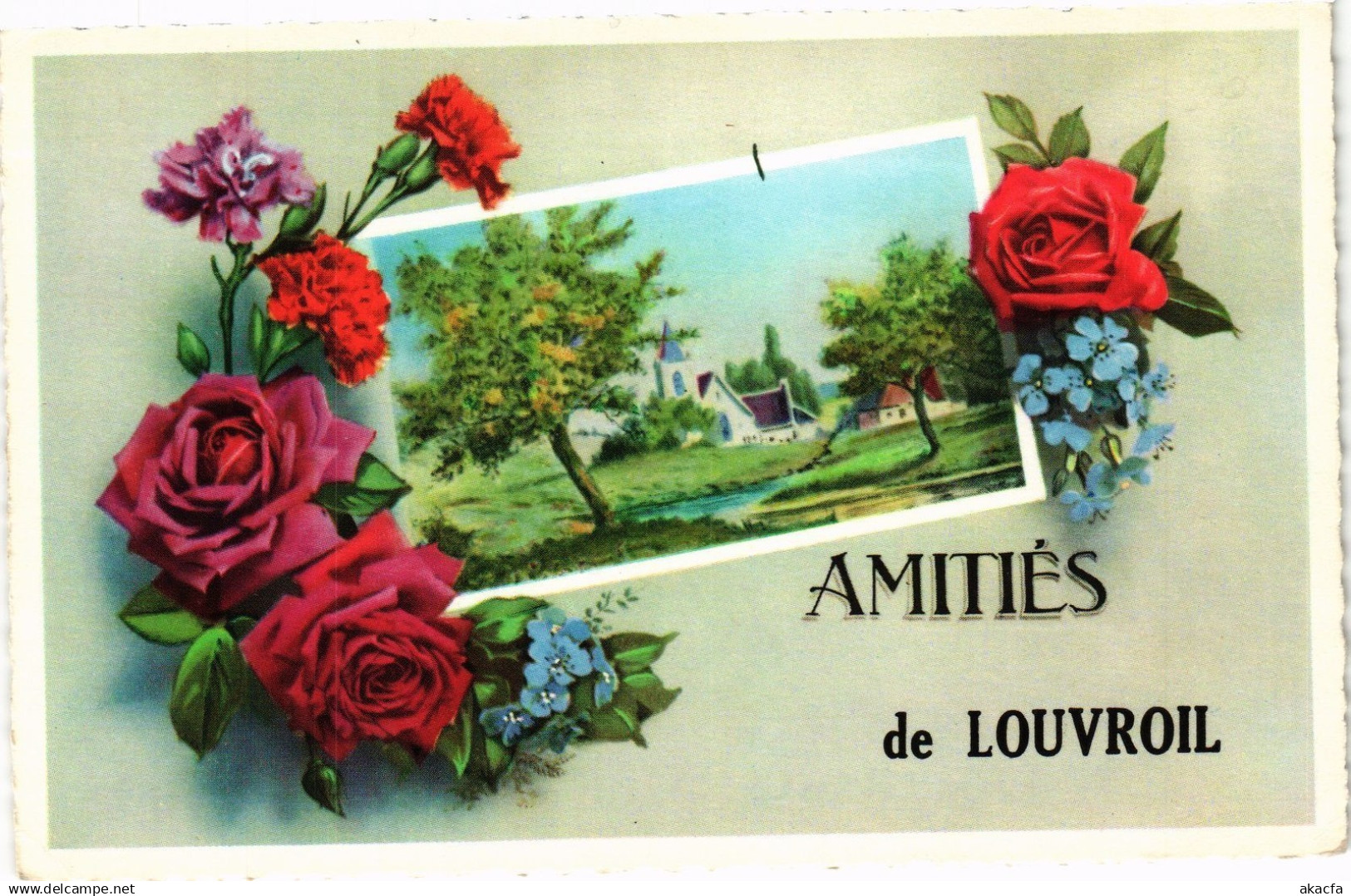 CPA Amitiés de LOUVROIL (194578)