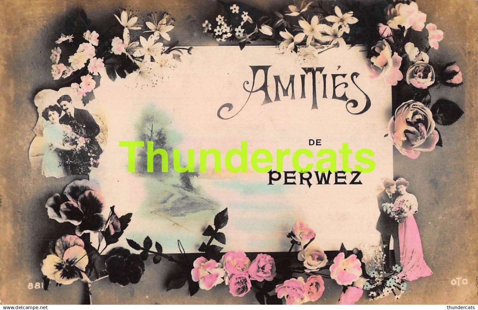 CPA AMITIES DE PERWEZ BONJOUR DE