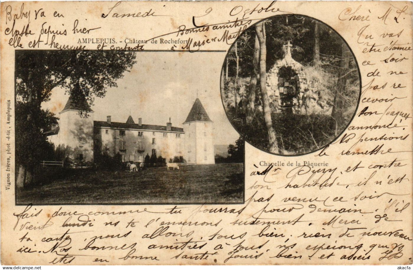 CPA AMPLEPUIS - Chateau de Rochefort (367774)