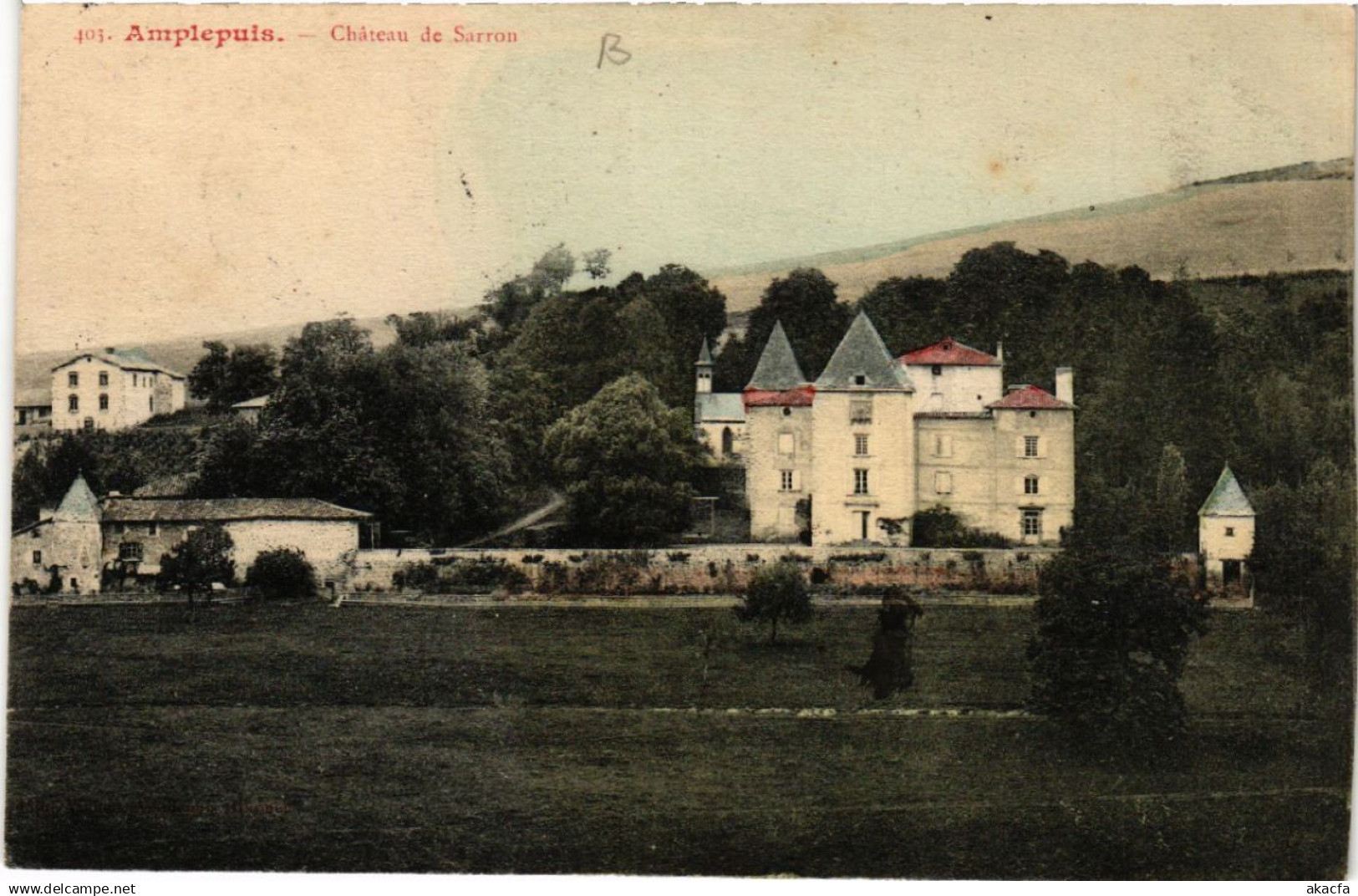 CPA AMPLEPUIS Chateau de SARRON (463193)