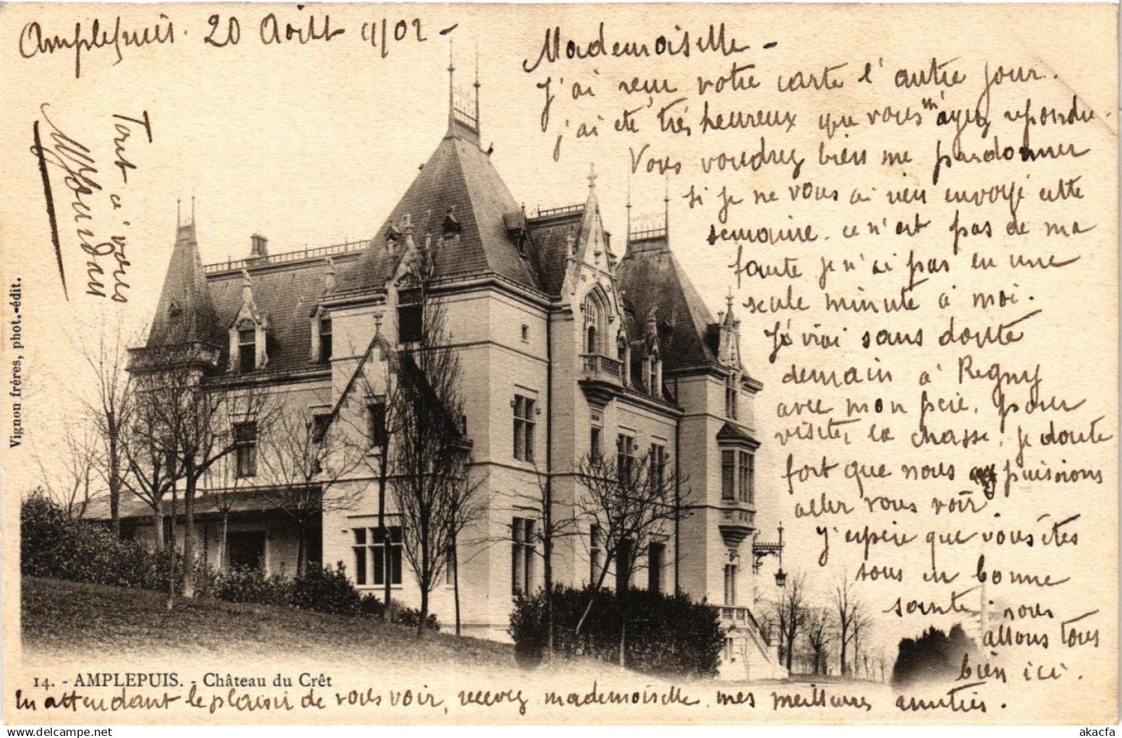 CPA AMPLEPUIS - Chateau du Cret (367669)