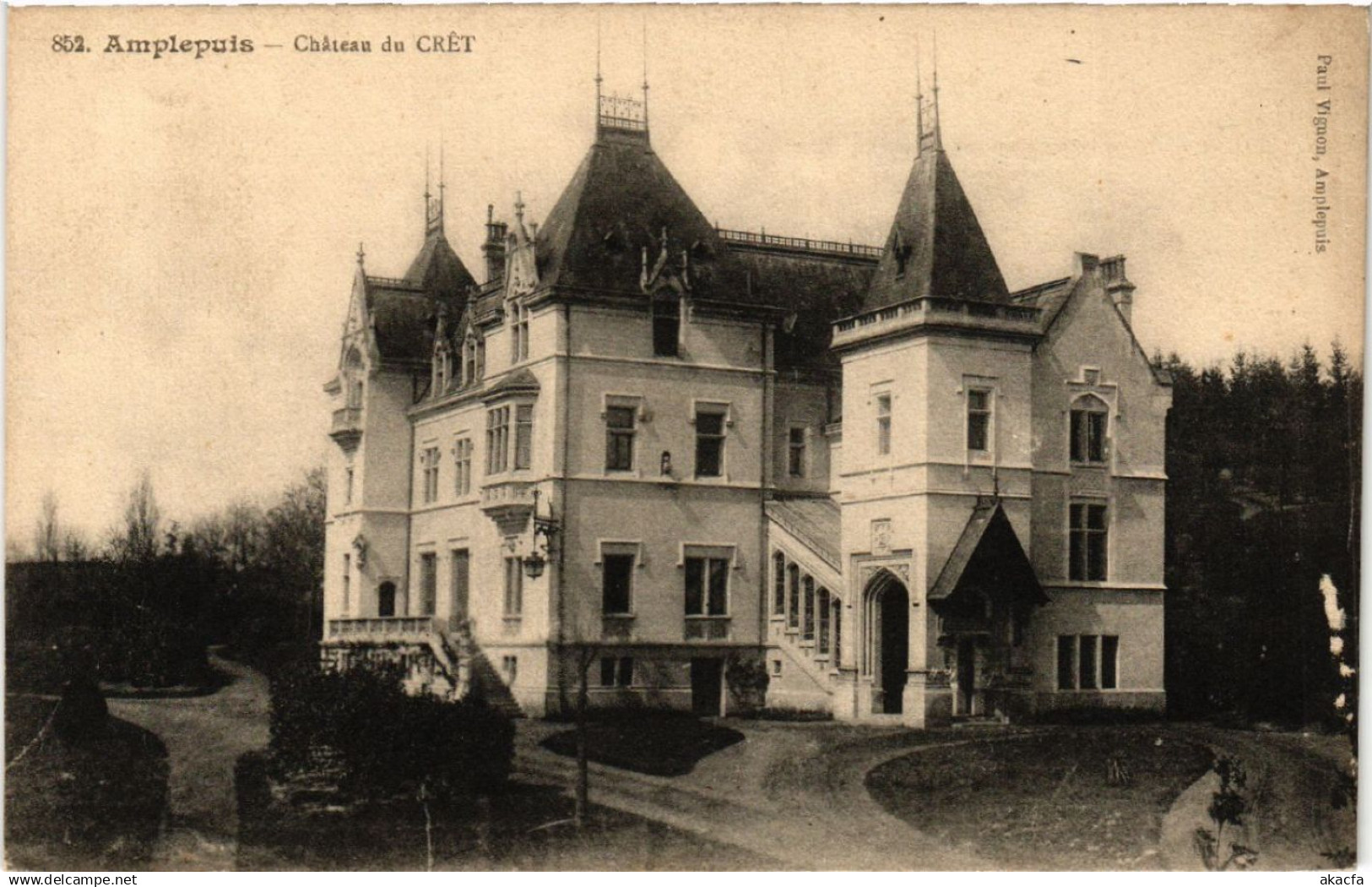 CPA AMPLEPUIS Chateau du CRET (463165)