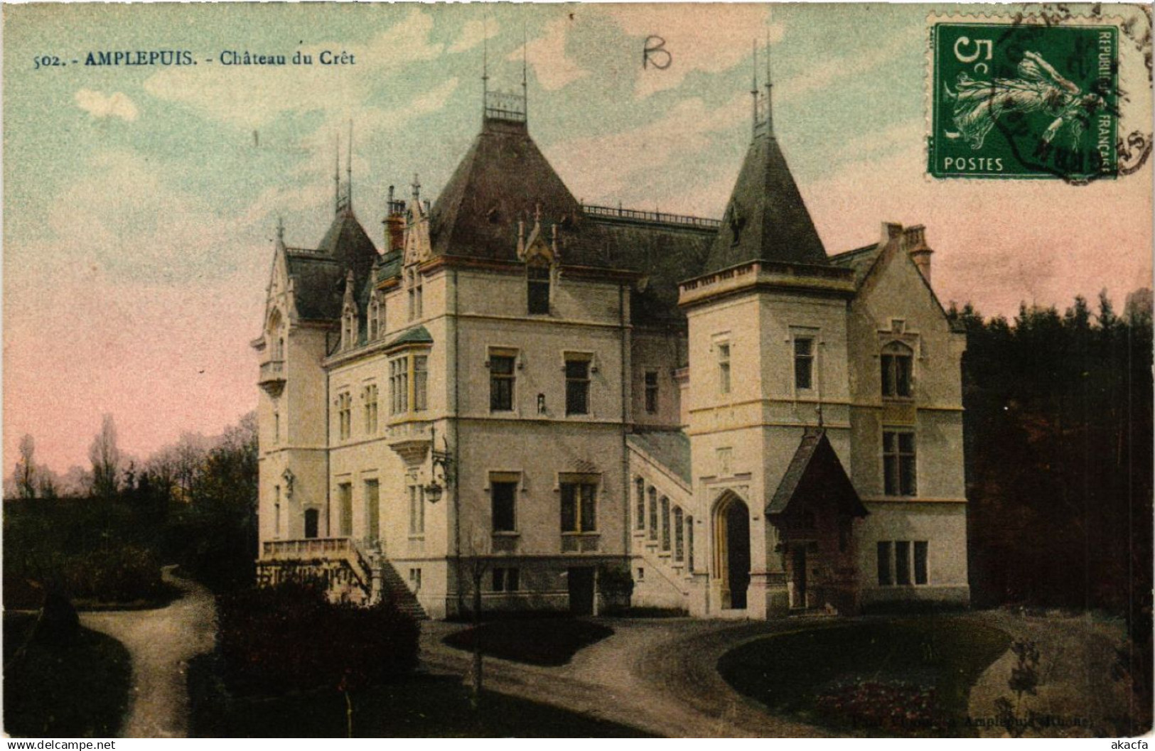 CPA AMPLEPUIS Chateau du CRET (463191)