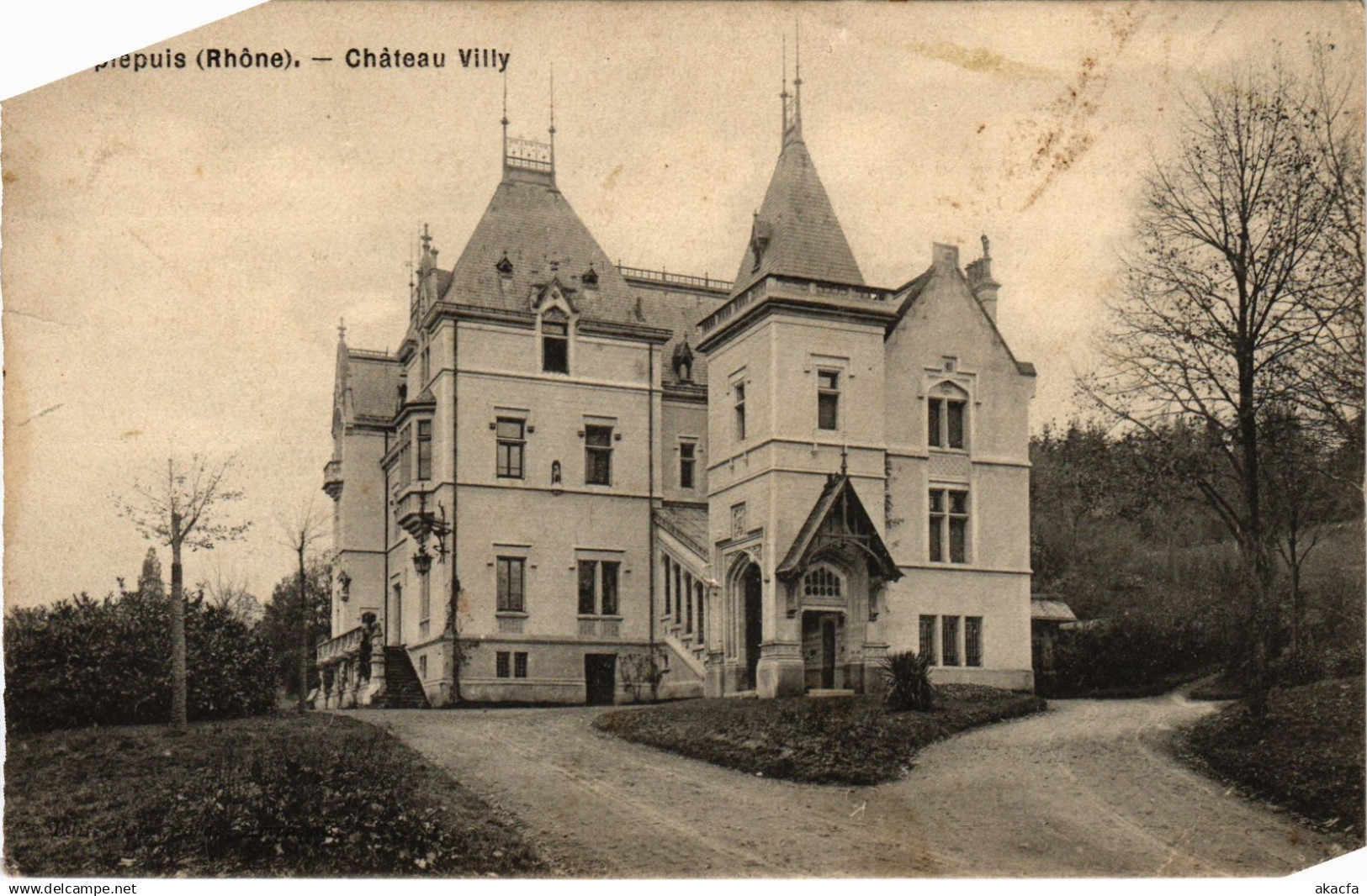 CPA AMPLEPUIS - Chateau VILLY (367755)