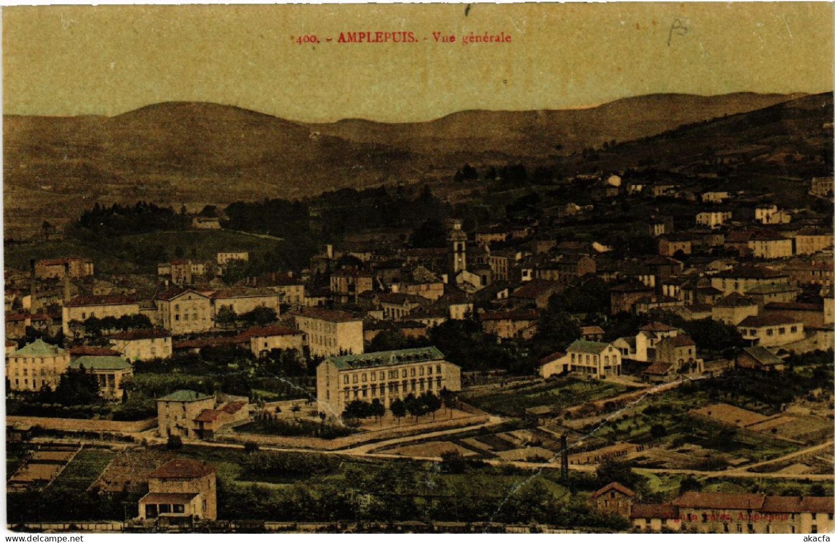 CPA AMPLEPUIS Vue générale. (463168)