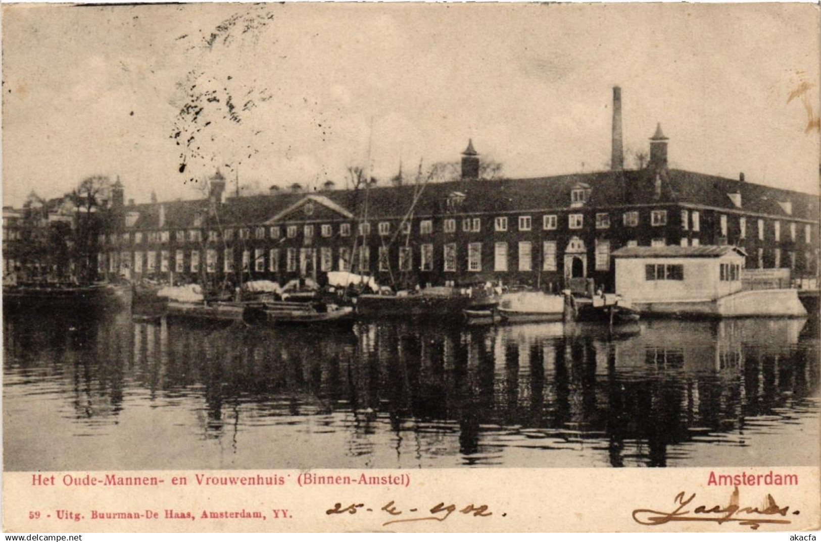 CPA AMSTERDAM 59 Het Oude-Mannen en Vrouwenhuis NETHERLANDS (565798)