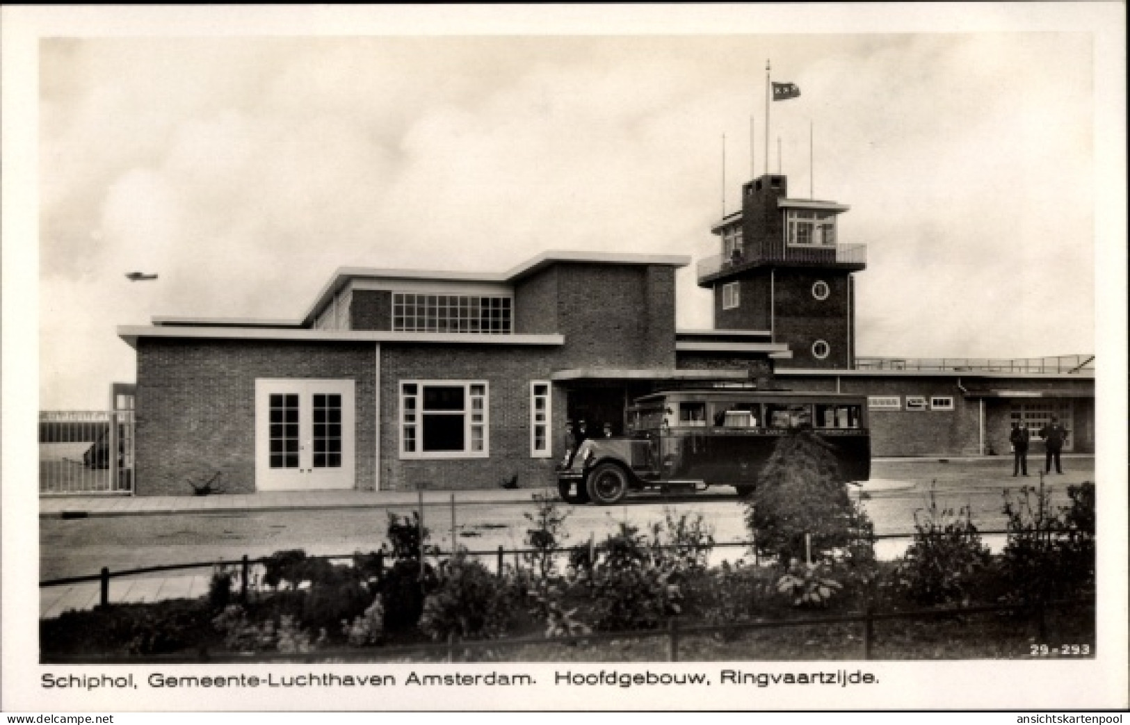 CPA Amsterdam Nordholland Niederlande, Schiphol, Gemeente-Luchthaven, Hoofdgebouw