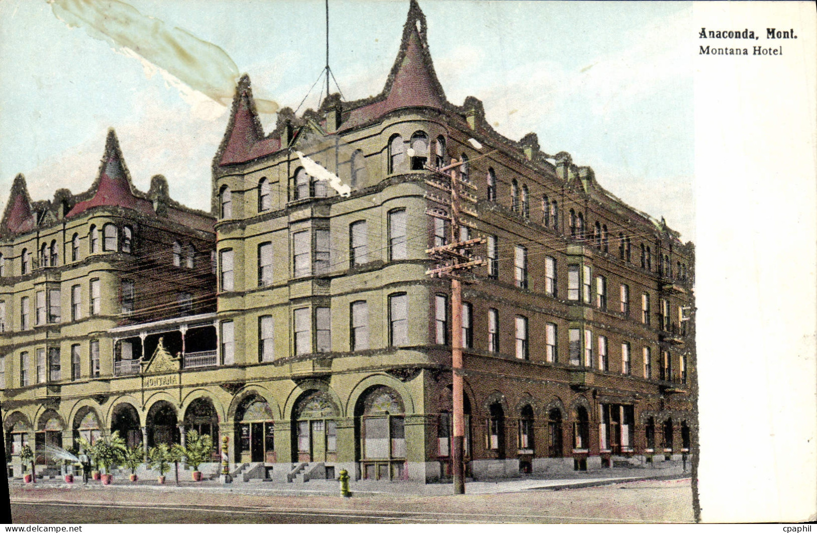 CPA Anaconda Mont Montana Hotel