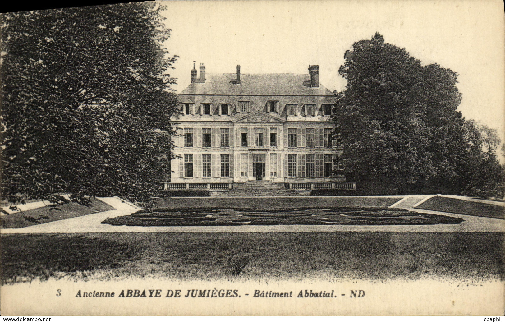 CPA Ancienne Abbaye de Jumieges Batiment Abbatial