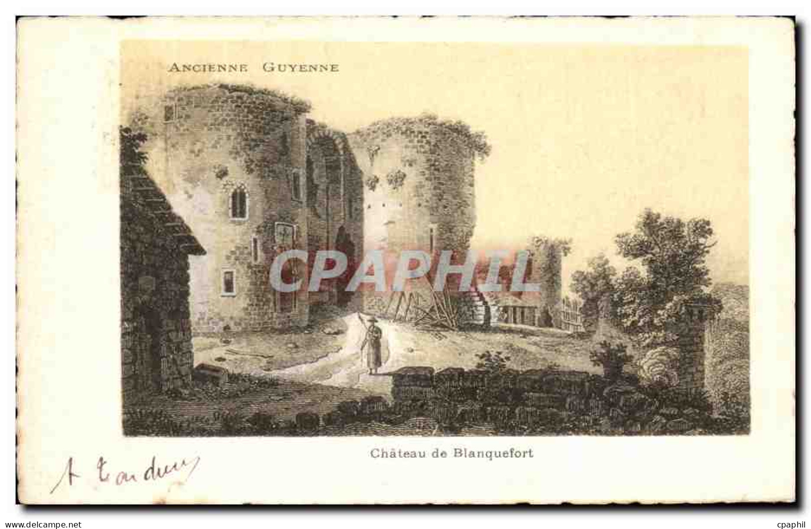 CPA Ancienne Guyenne Chateau De Blanquefort