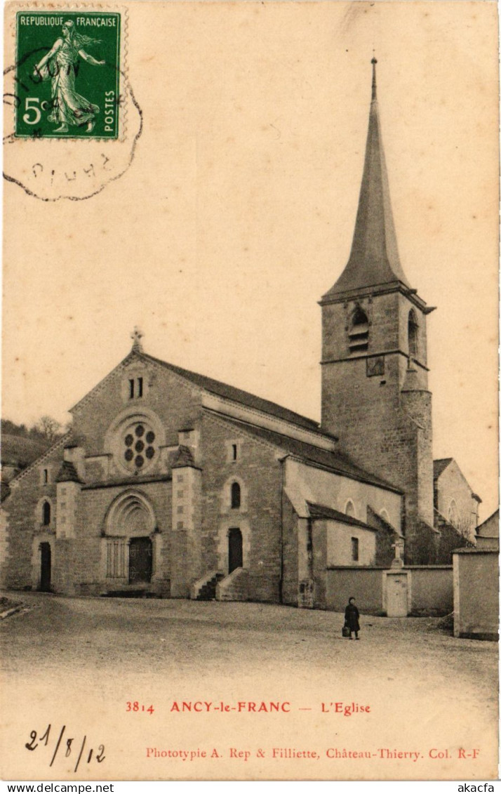 CPA ANCY-le-FRANC - L'Église (357531)