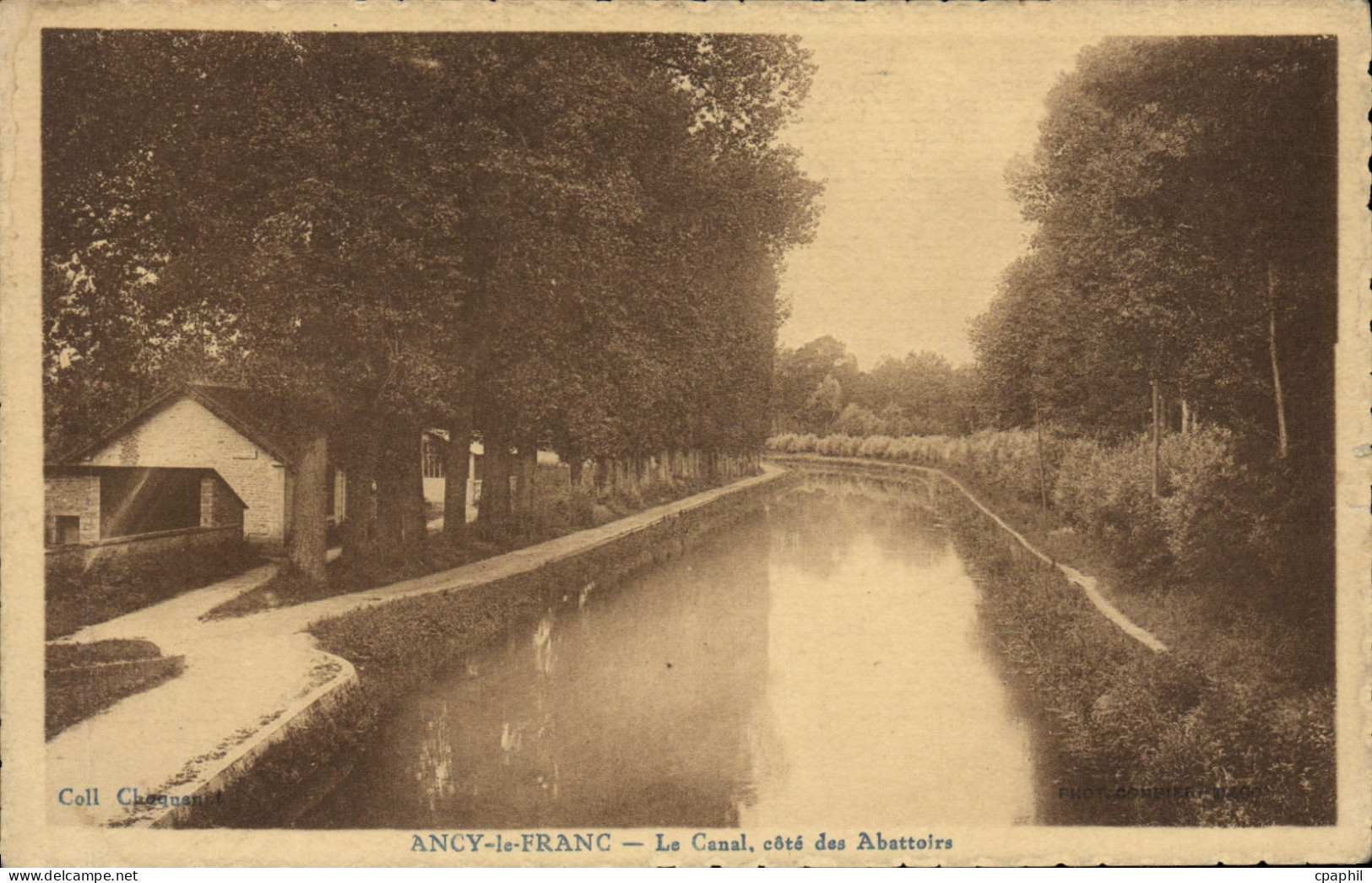 CPA Ancy Le Franc Le Canal Cote Des Abattoirs