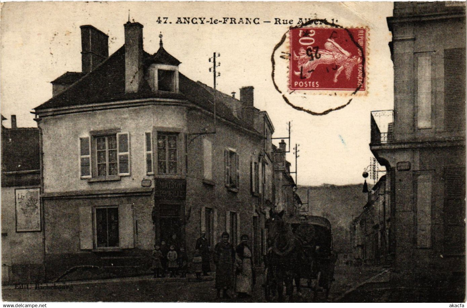 CPA ANCY-le-FRANC - Rue Allert (357675)