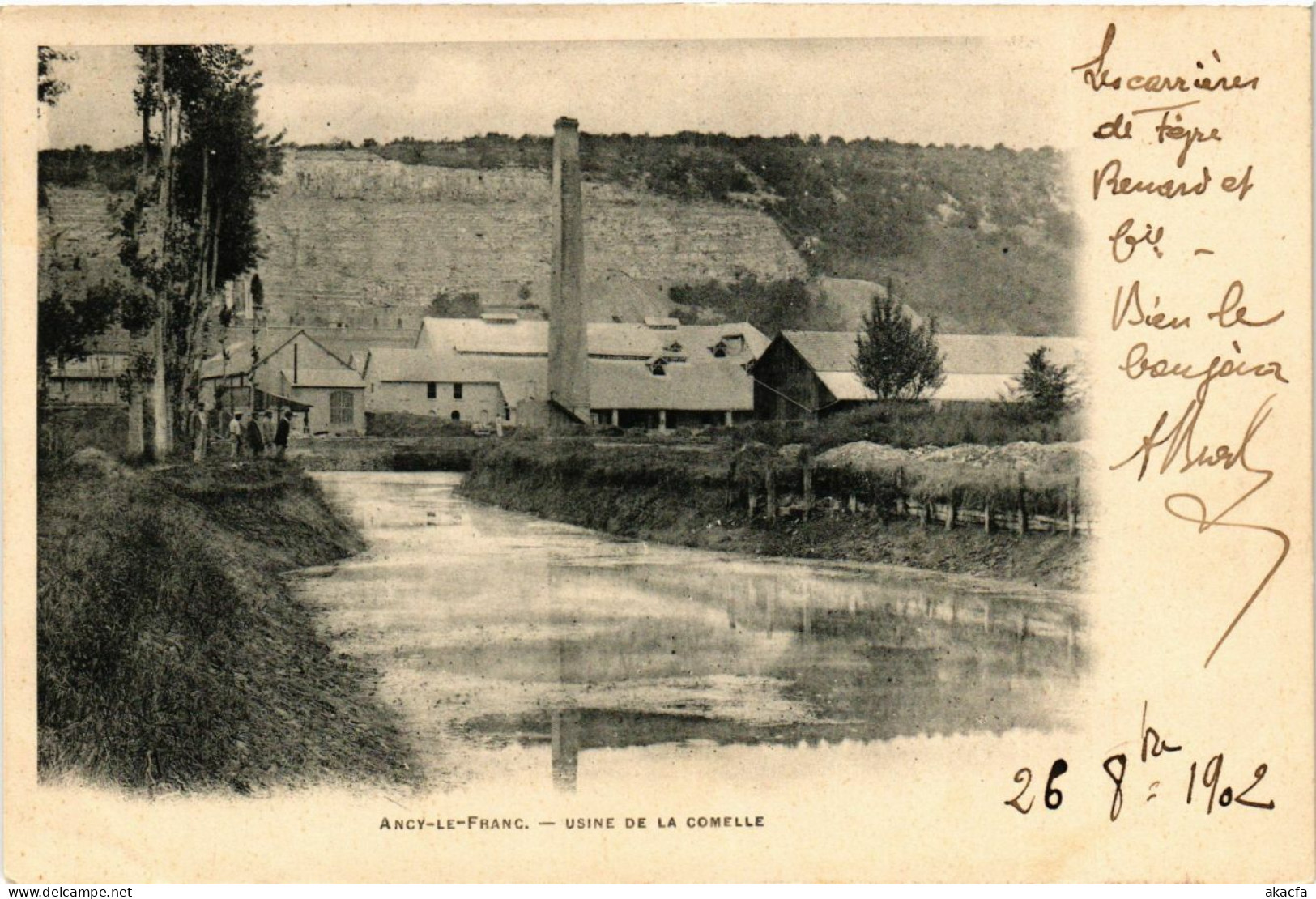 CPA Ancy-le-Franc - Usine de la Comelle FRANCE (960625)