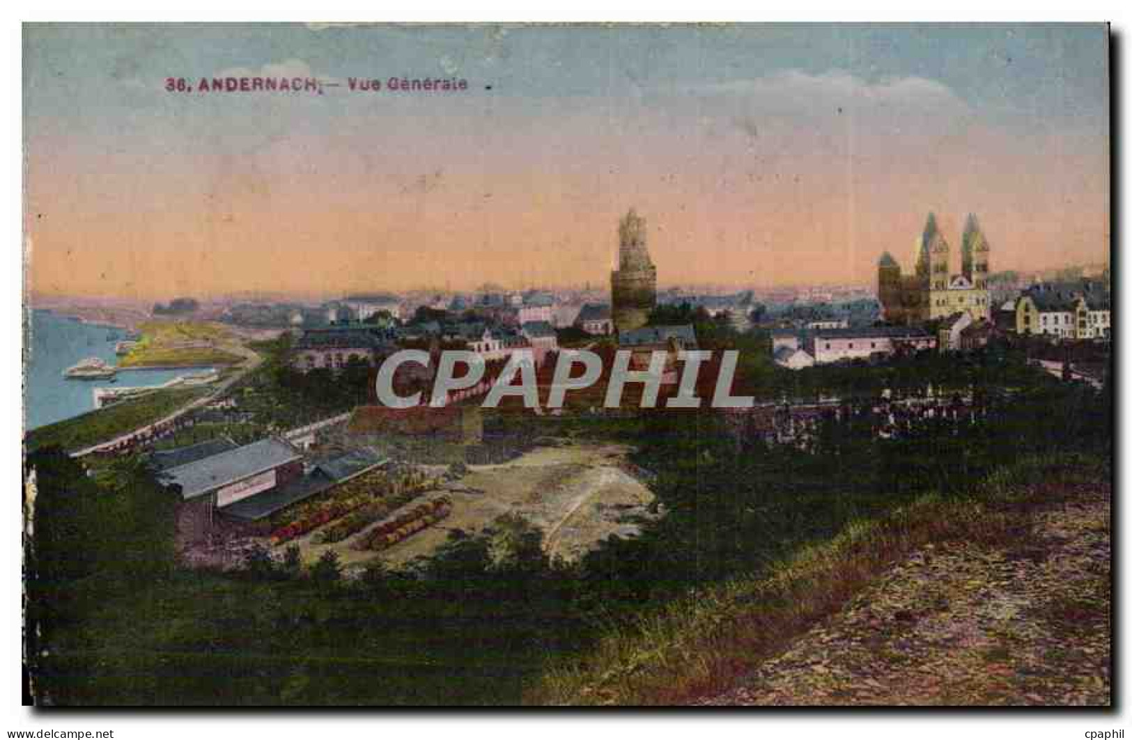 CPA Andernach Vue generale