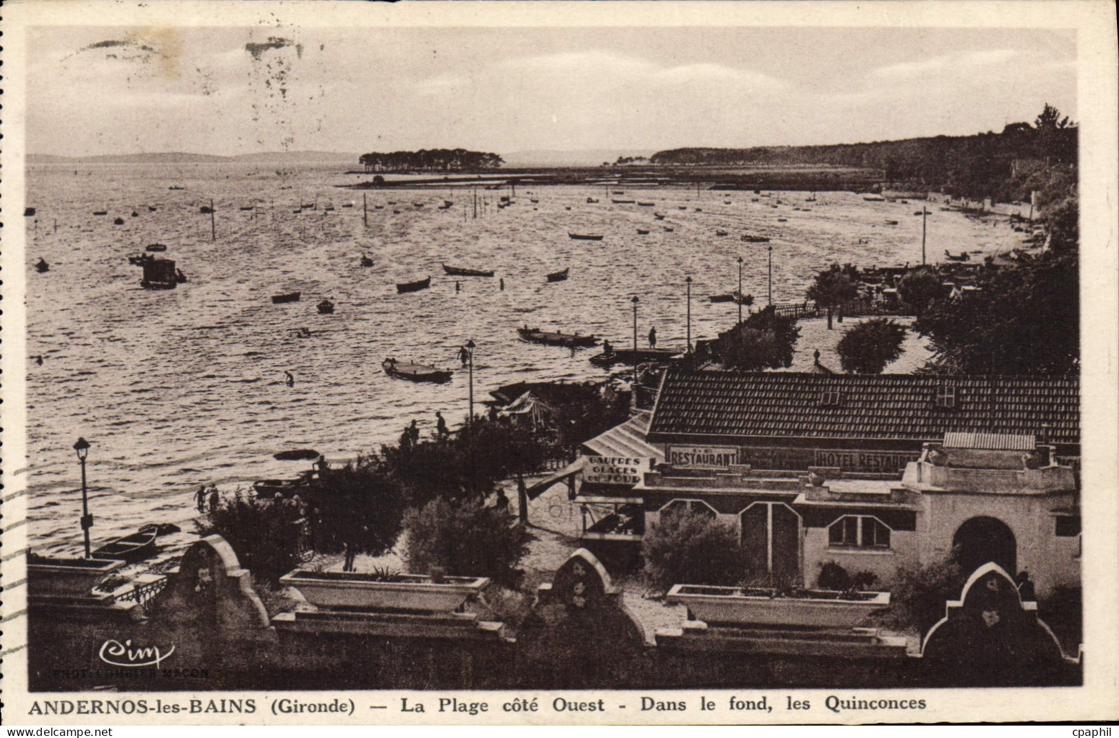 CPA Andernos Les Bains La Plage Ouest