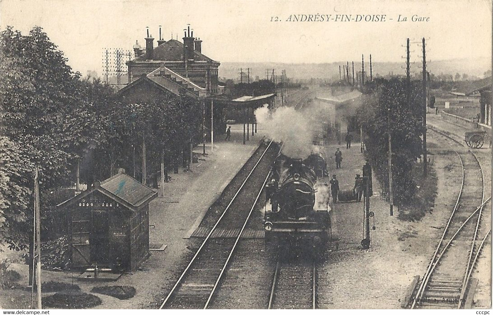 CPA Andrésy-Fin-d'Oise La Gare