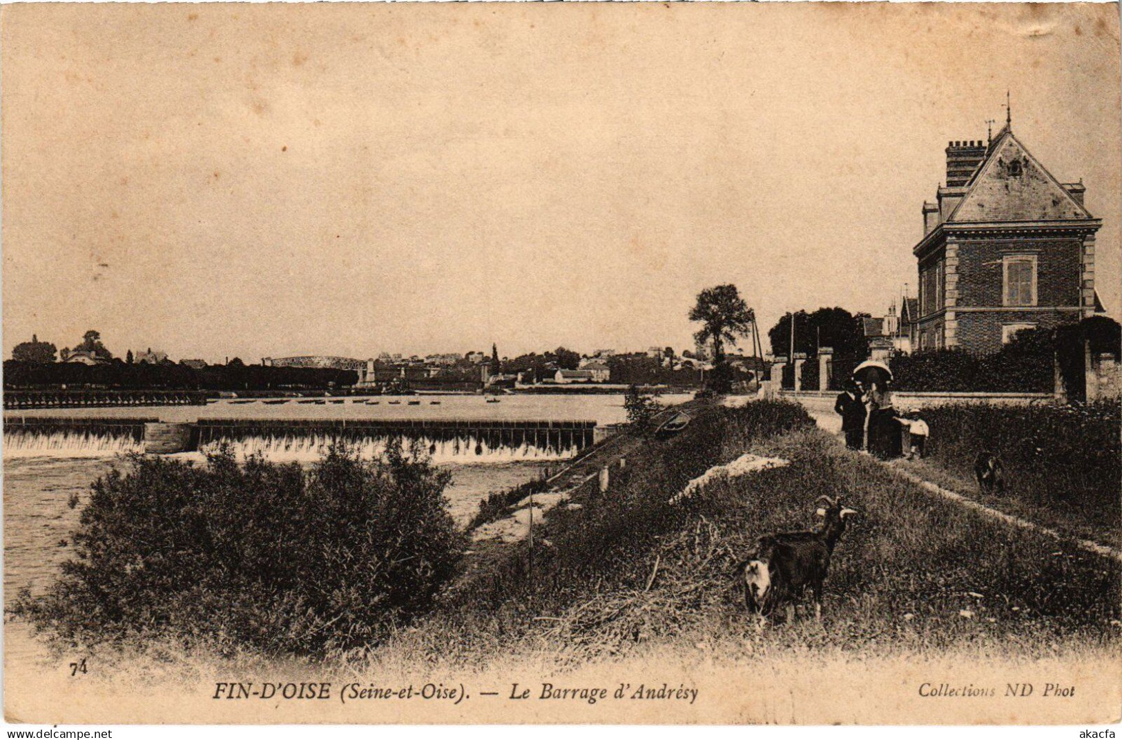 CPA ANDRESY Fin-d'Oise - Le Barrage d'Andresy (1385631)