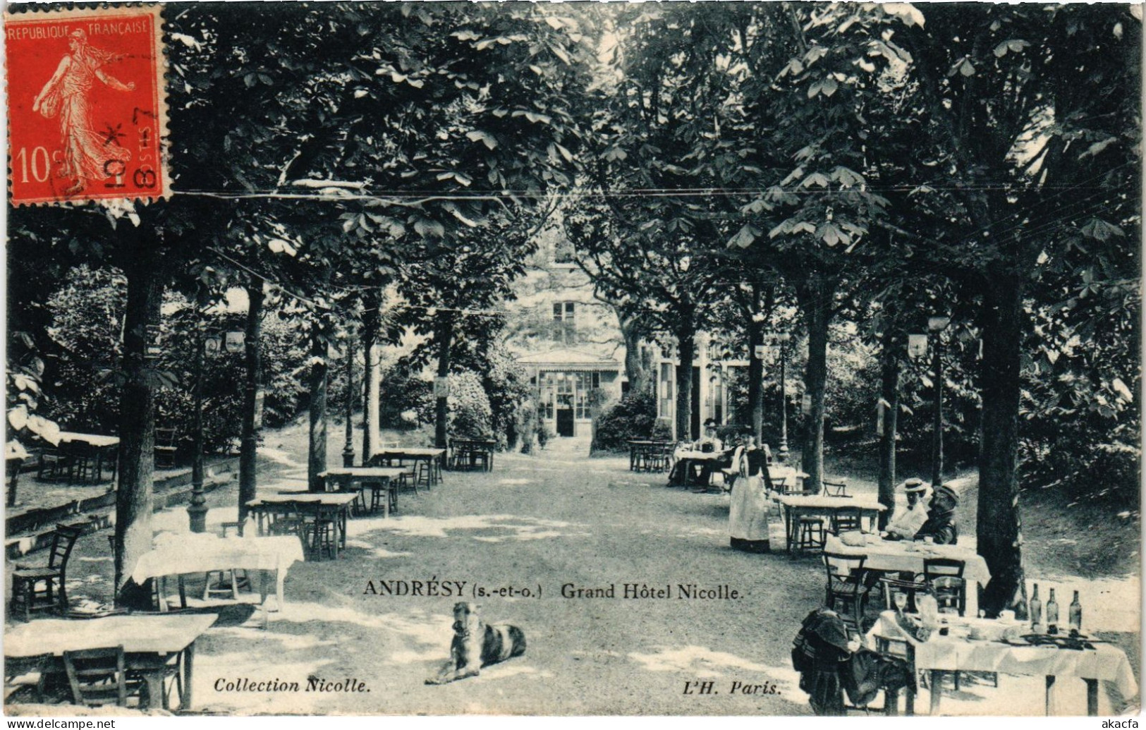 CPA Andresy Grand Hotel Nicolle FRANCE (1378322)