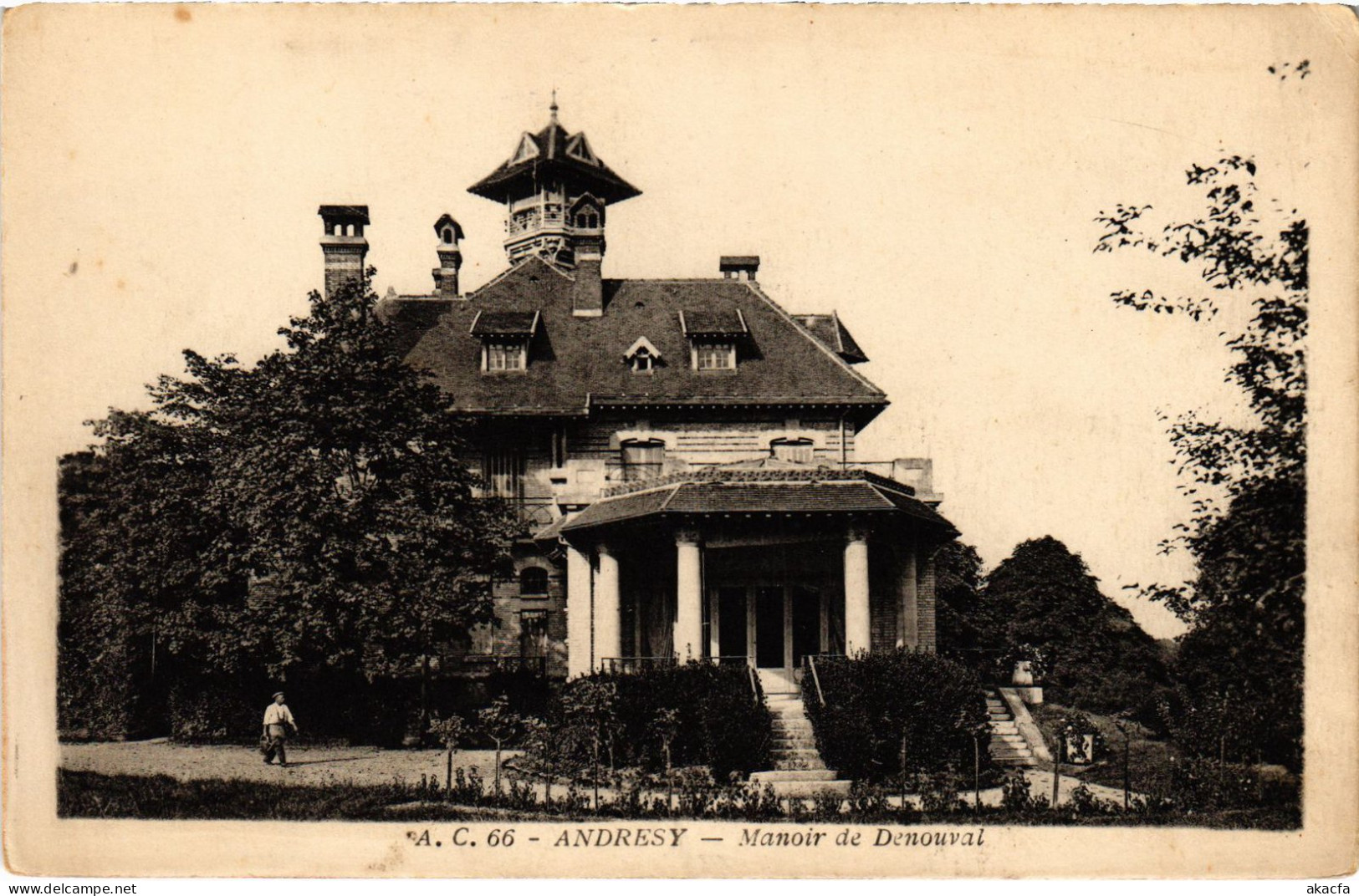 CPA ANDRESY Manoir de Denouval (1386436)