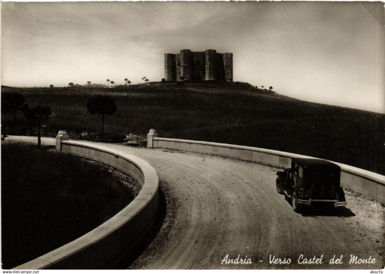 CPA ANDRIA verso Castel del Monte ITALY (531771)