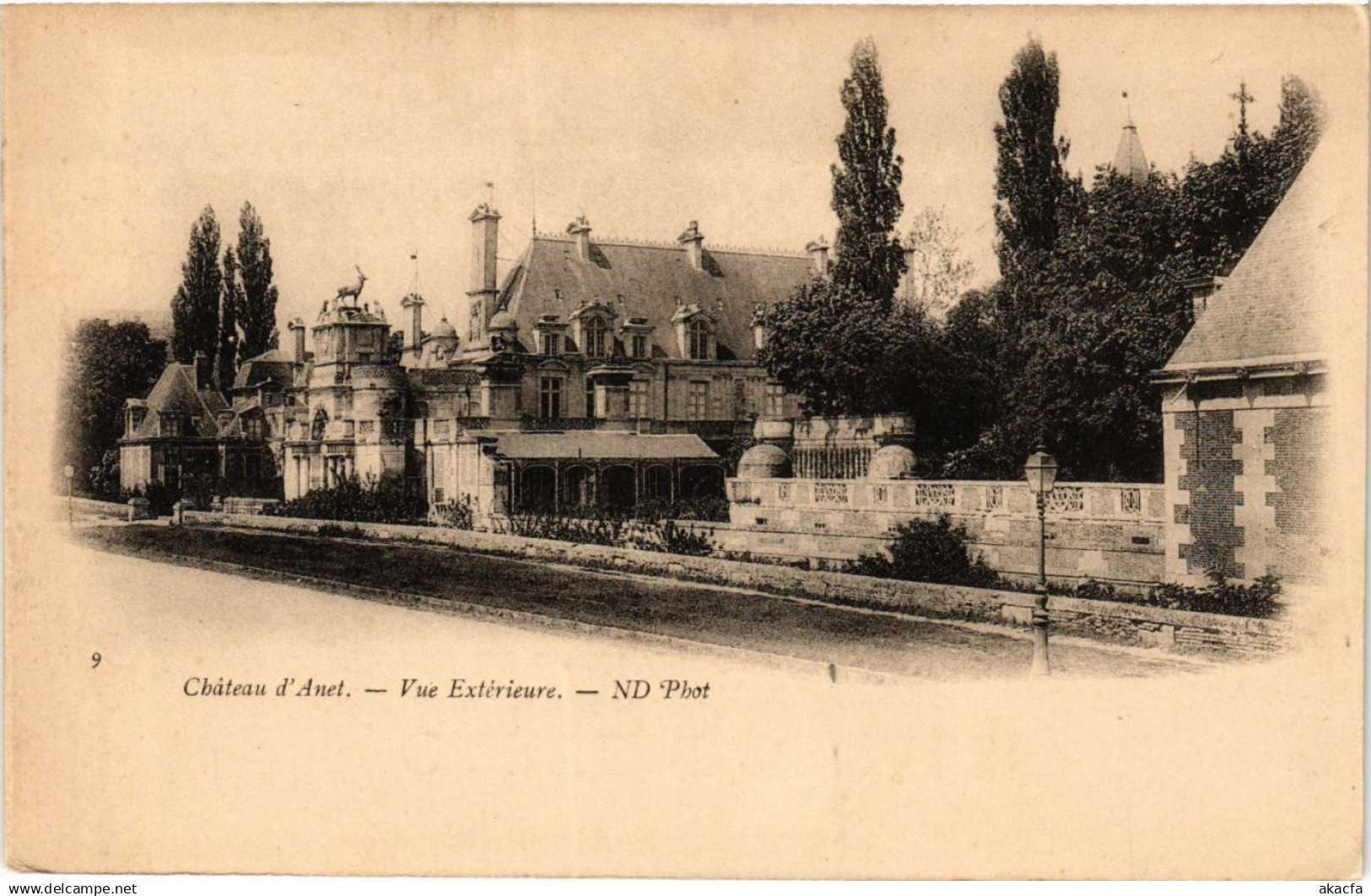 CPA ANET - Chateau d'ANET - Vue Extérieure (385514)